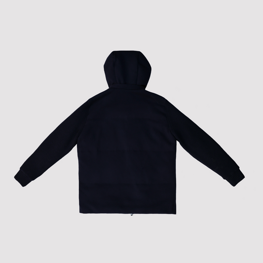 Fioroni Wool/Cashmere Hooded Bomber