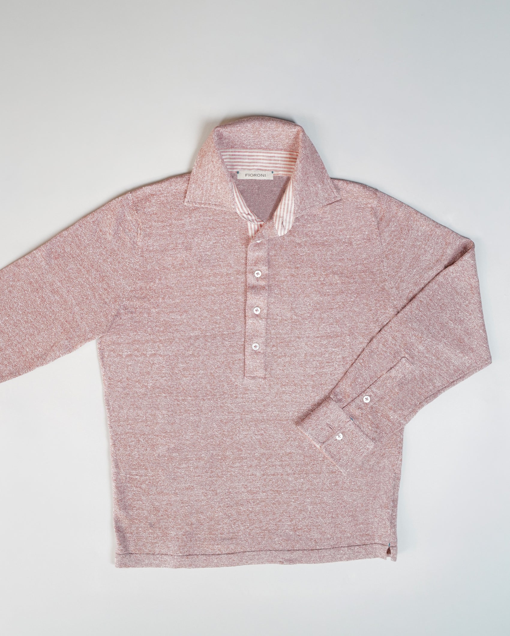 Fioroni L/S Knit Linen Polo