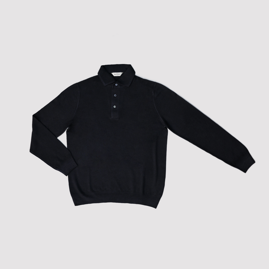Gran Sasso Wool L/S Knit Polo