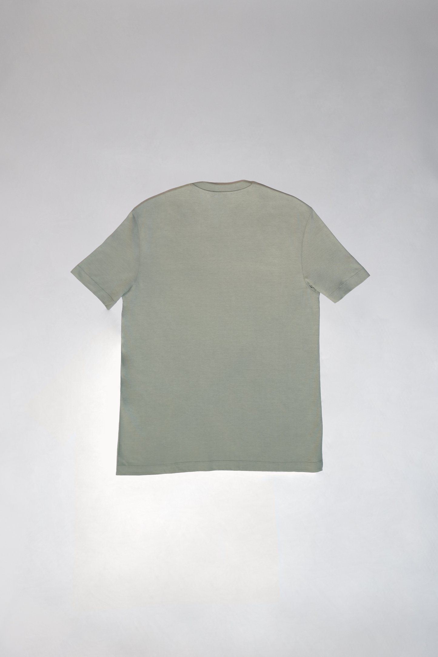 Kired Crepe Cotton Crew T-Shirt - Olive