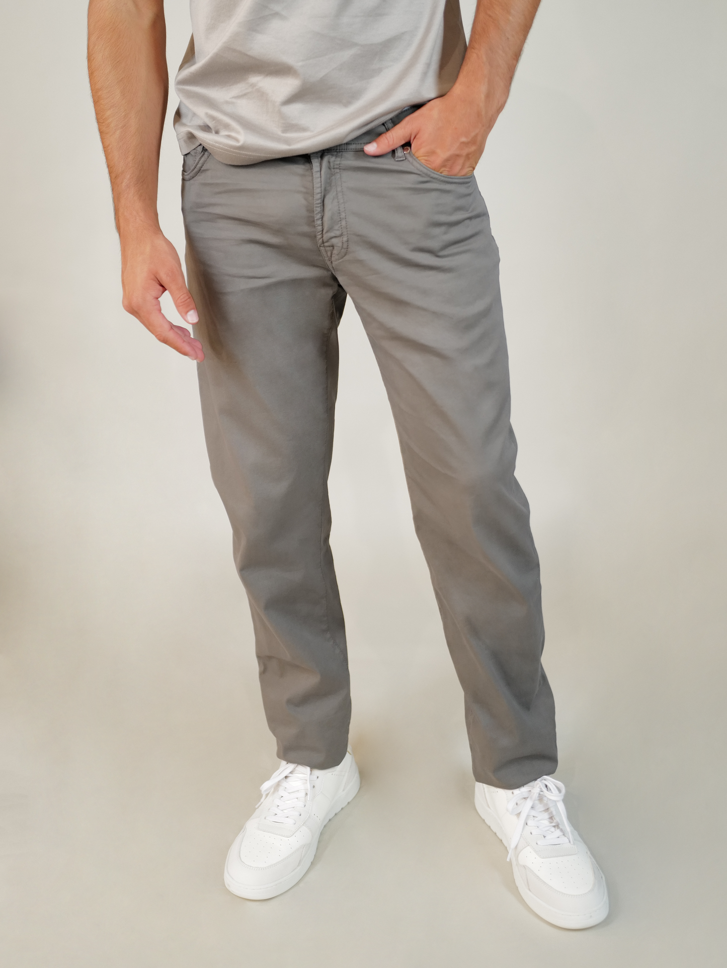 Marco Pescarolo NeranoM Zip Trouser - Steel