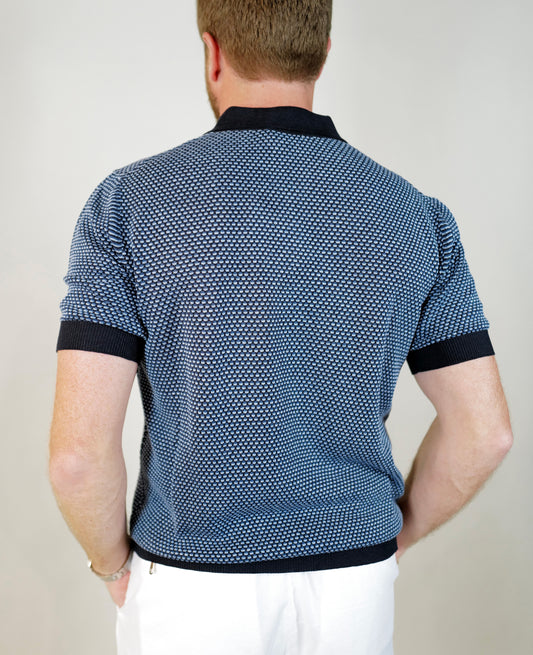 Piacenza S/S Zip-Up Polo