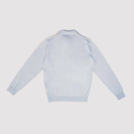 Settefili Cashmere/Silk LS Knit Polo
