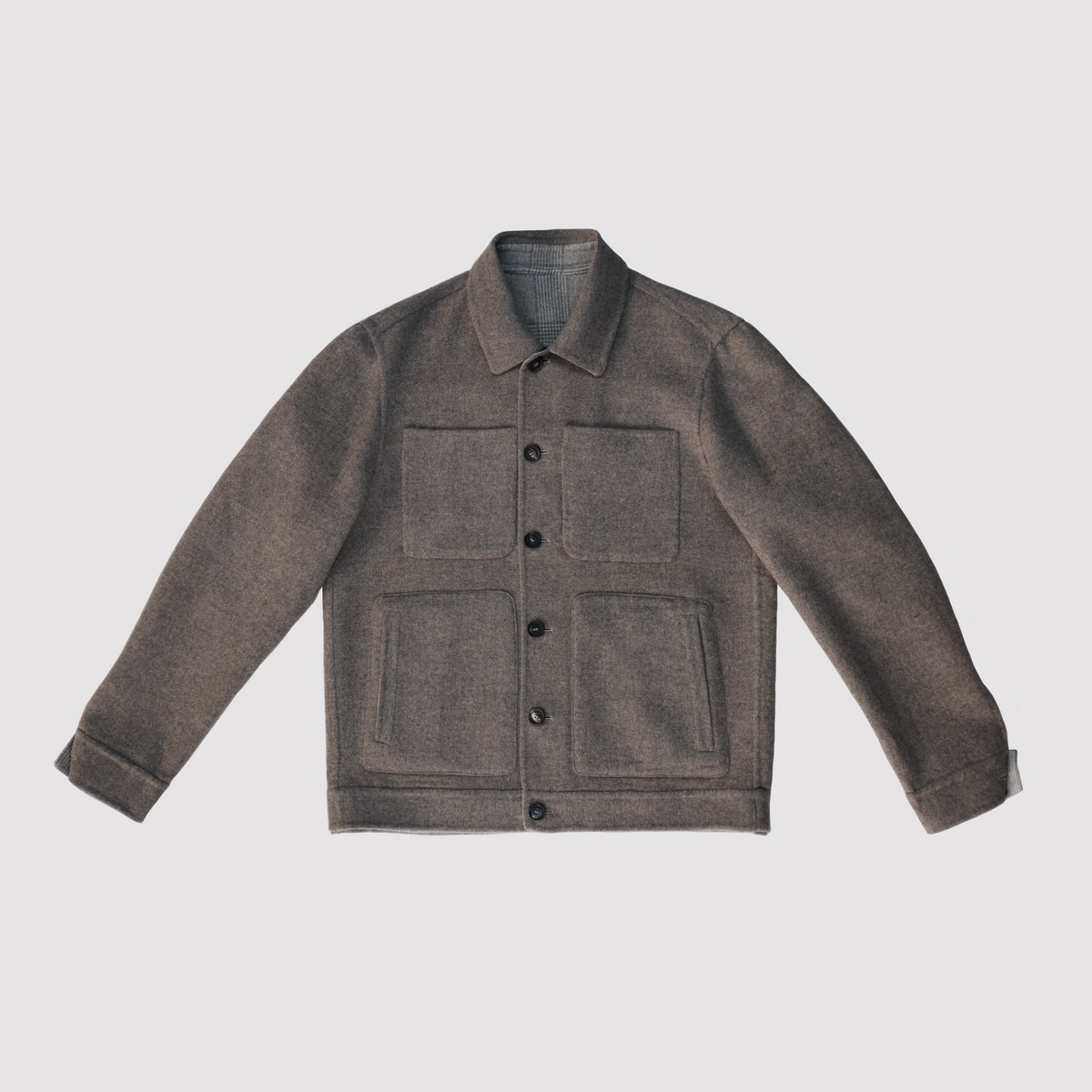 Manto Strozzi Reversible Wool/Cashmere Jacket