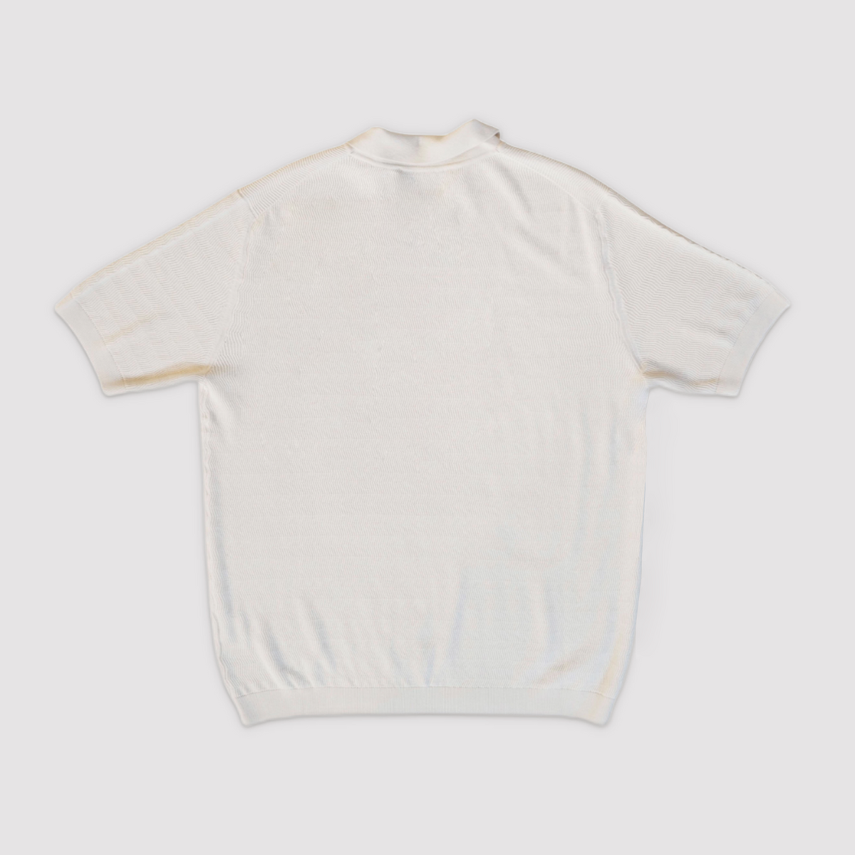 Maurizio Baldassari S/S Polo Zip - Cream