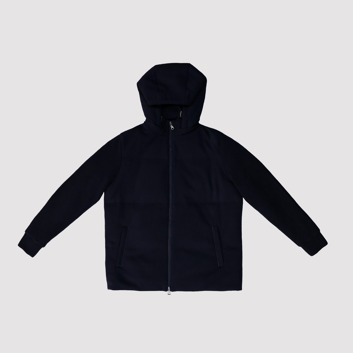 Fioroni Wool/Cashmere Hooded Bomber