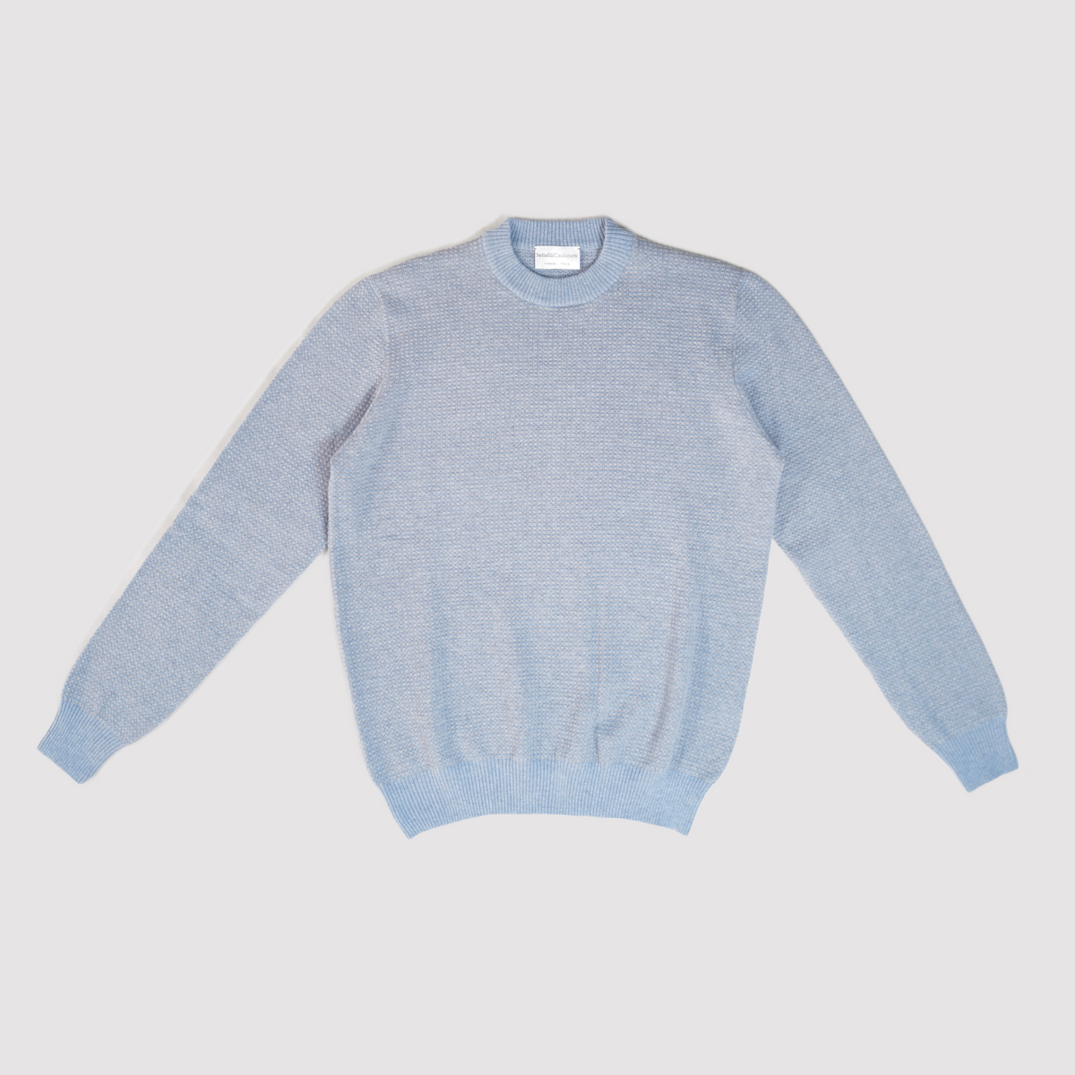 Settefili Cashmere Waffle Crewneck