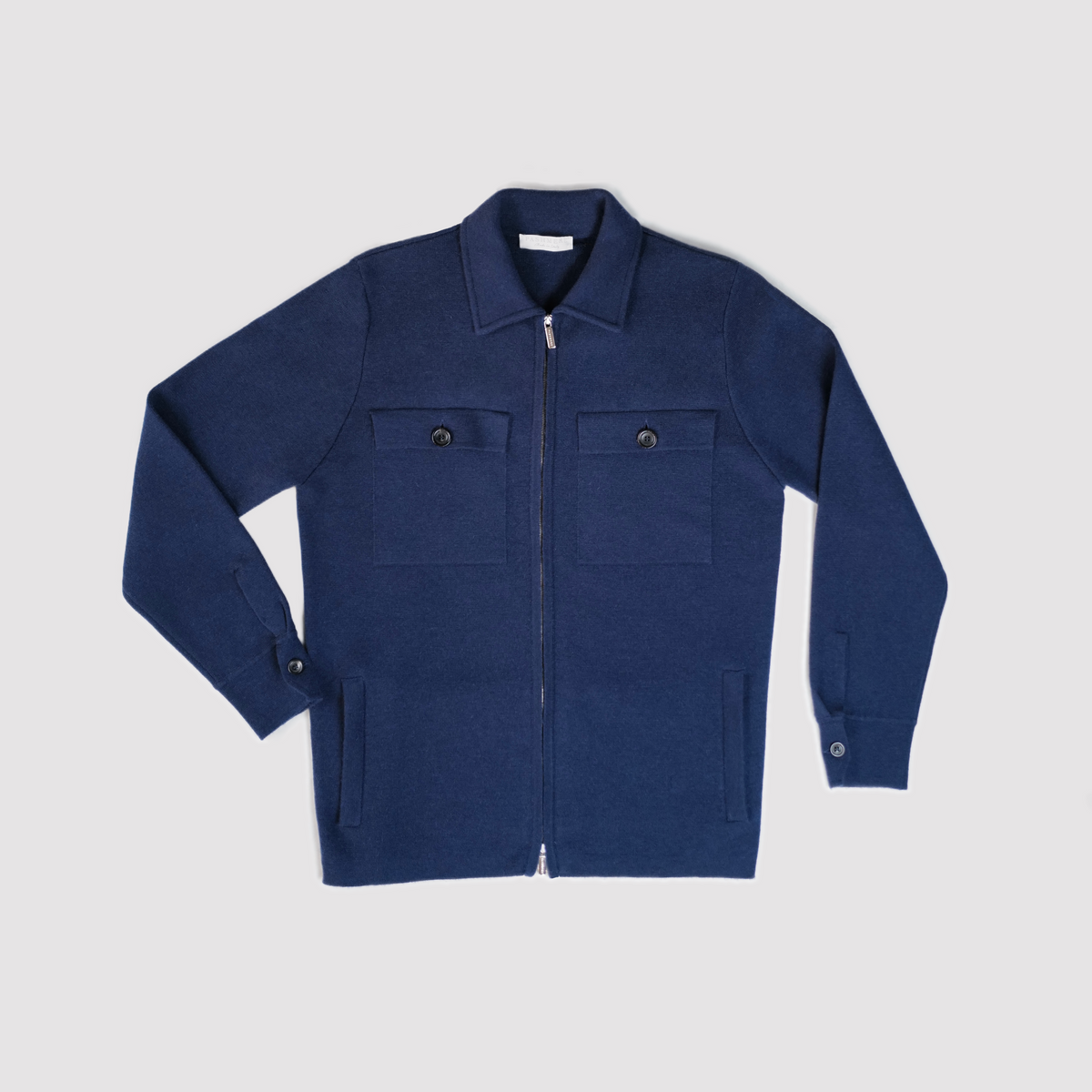 Pashmere Cashmere Zip Overshirt
