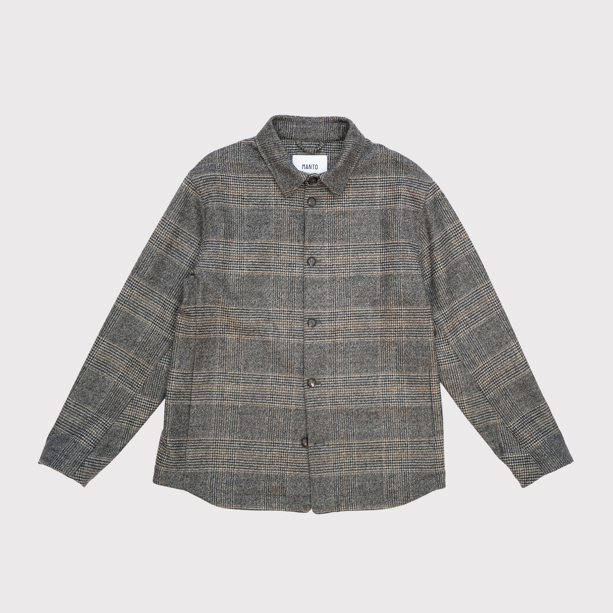 Erice Plaid Wool Overshirt