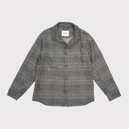 Erice Plaid Wool Overshirt