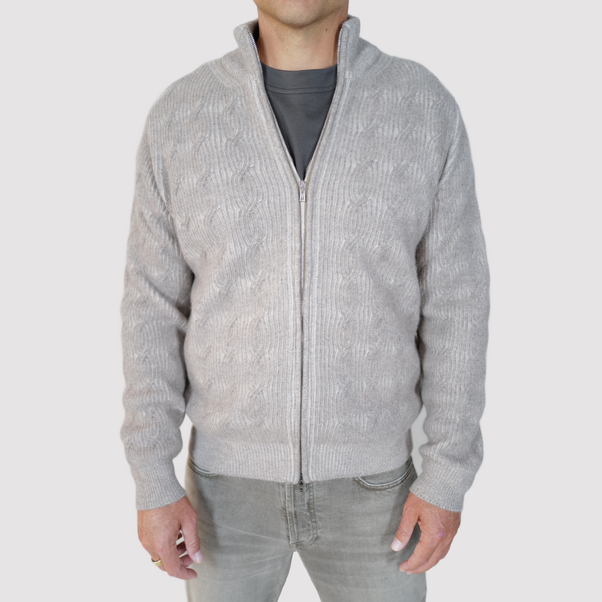 Fioroni Full Zip Cashmere Sweater