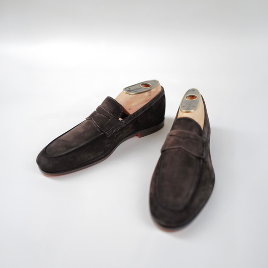 Santoni Carlos Suede Loafer - S13