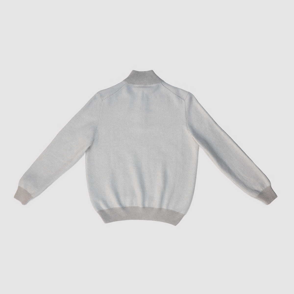 Settefili Cashmere Herringbone Half Zip