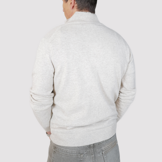 Pashmere Baby Cashmere Half Zip Sweater